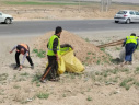 پاکسازی ورودی‌های شهر دماوند به‌مناسبت هفته زمین پاک